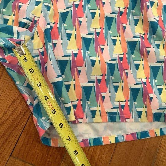 Michael’s Swim Shorts Trunks Size Extra Large Colorful Sailboats Made In USA - Picture 6 of 10